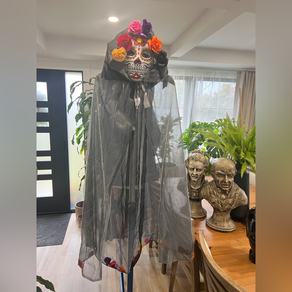 NWOT Girls Day of the Dead (día de los muertos) costume MEDIUM (10-12 years)